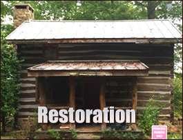 Historic Log Cabin Restoration  Webster County, Georgia
